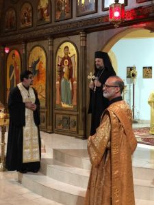His Grace Bishop NICHOLAS visiting St. Elias Orthodox Church in Atlanta, GA.