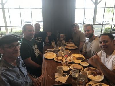 AMEN breakfast fellowship with some of the men from St. Nicholas Orthodox Church in Springdale, AR St. Nicholas Springdale 02